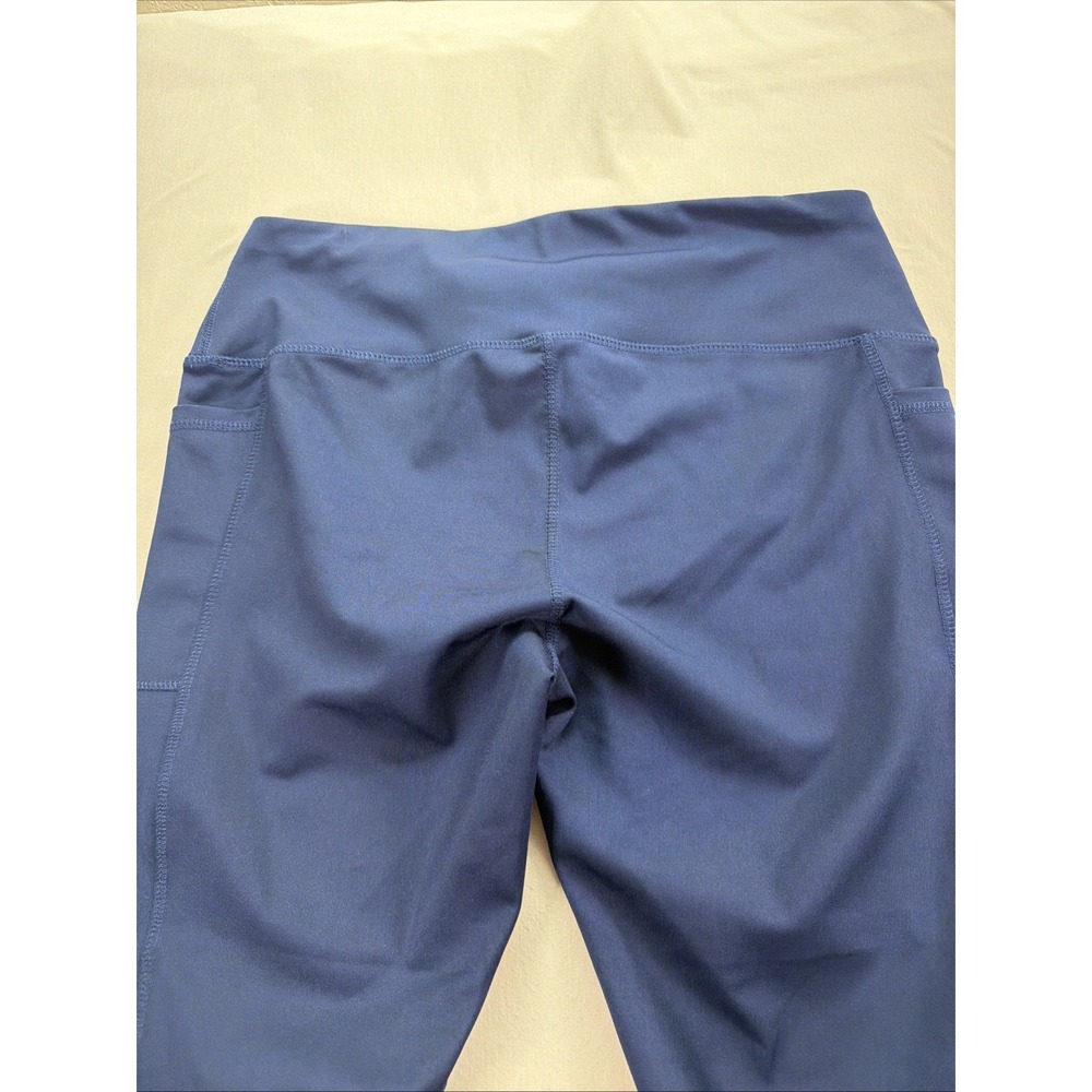 Beverly Hills Polo Club Capri Leggings Women L High Waisted, With Pocket - Picture 7 of 9